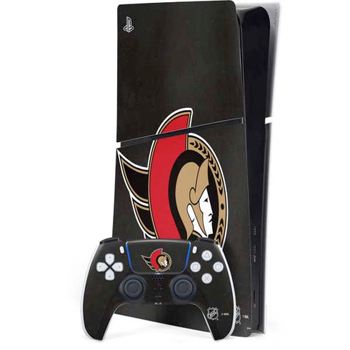 NHL Ottawa Senators Distressed PlayStation PS5 Skins