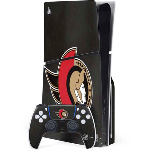 NHL Ottawa Senators Distressed PlayStation PS5 Skins