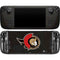 NHL Ottawa Senators Distressed Steam Deck Handheld Gaming Computer OLED Skin
