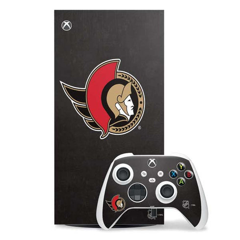 NHL Ottawa Senators Distressed Xbox Series X Skins