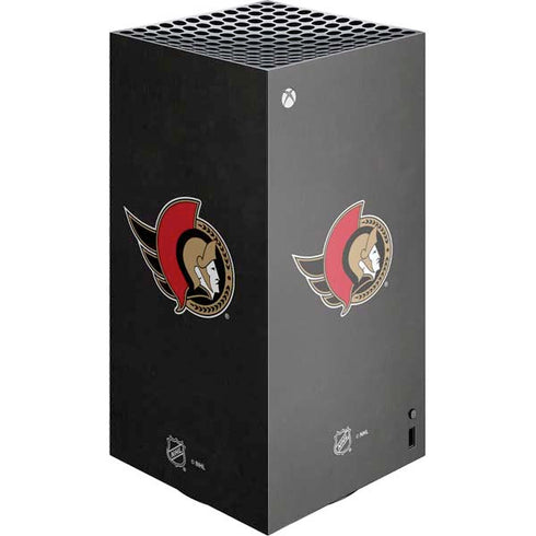 NHL Ottawa Senators Distressed XBox Series X Digital Edition Console Skin