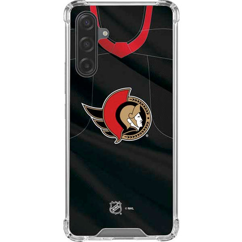 NHL Ottawa Senators Home Jersey Galaxy A17 Clear Case