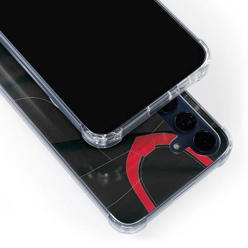 NHL Ottawa Senators Home Jersey Galaxy A55 5G Clear Case
