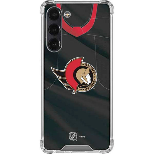 NHL Ottawa Senators Home Jersey Galaxy S24 FE Clear Case