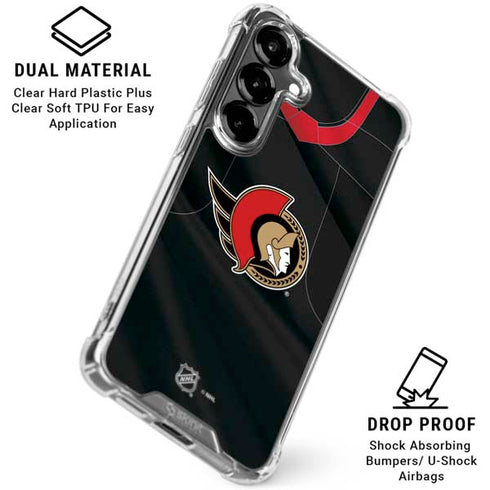 NHL Ottawa Senators Home Jersey Galaxy S26 Plus Clear Case