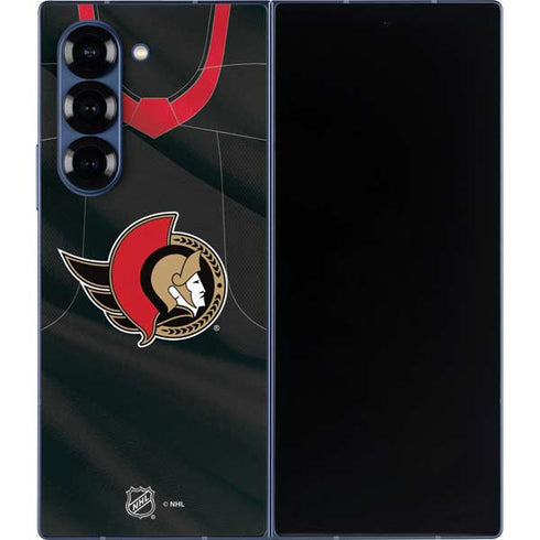 NHL Ottawa Senators Home Jersey Galaxy Z Fold6 Skin