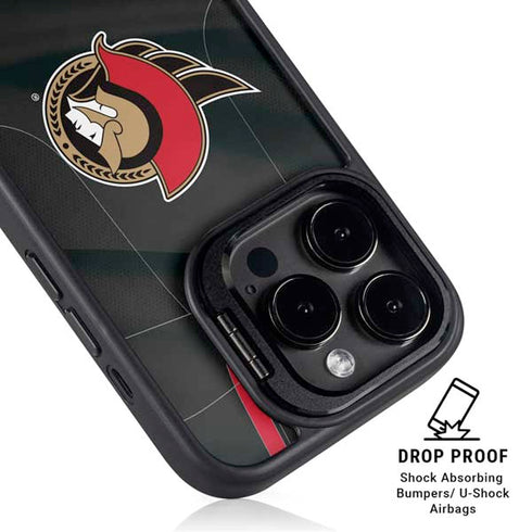 NHL Ottawa Senators Home Jersey iPhone 14 Pro Max Kickstand Case