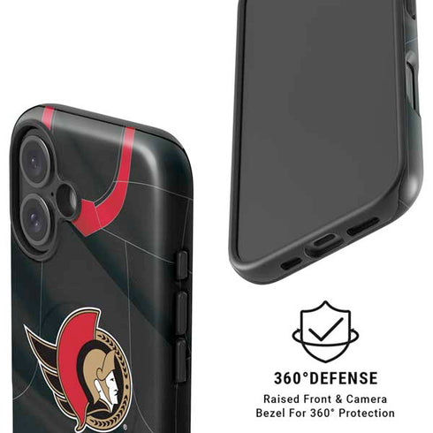 NHL Ottawa Senators Home Jersey iPhone 16 Magsafe Impact Case