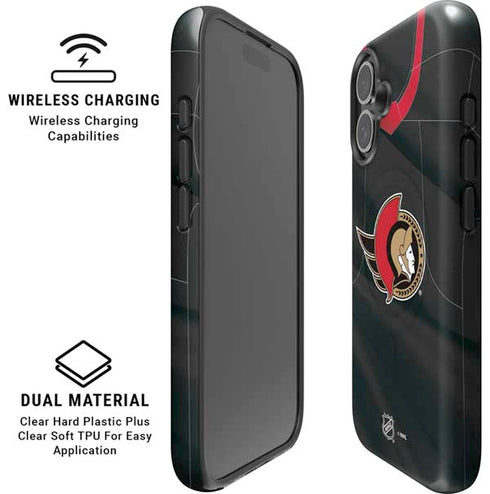 NHL Ottawa Senators Home Jersey iPhone 16 Magsafe Impact Case