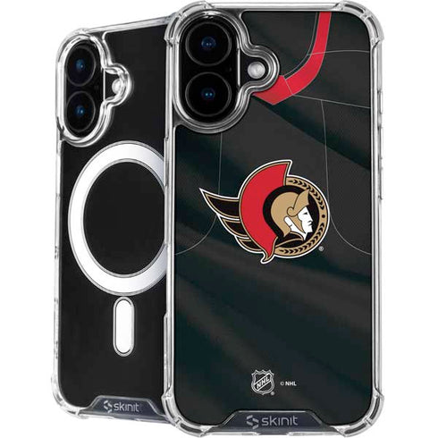 NHL Ottawa Senators Home Jersey iPhone 16 Plus MagSafe Case