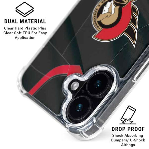 NHL Ottawa Senators Home Jersey iPhone 16 Plus MagSafe Case