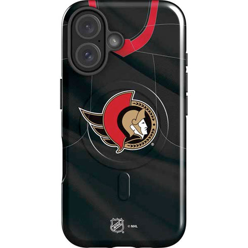 NHL Ottawa Senators Home Jersey iPhone 16 Plus Magsafe Impact Case