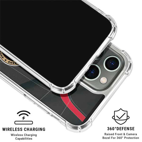 NHL Ottawa Senators Home Jersey iPhone 16 Pro Clear Case