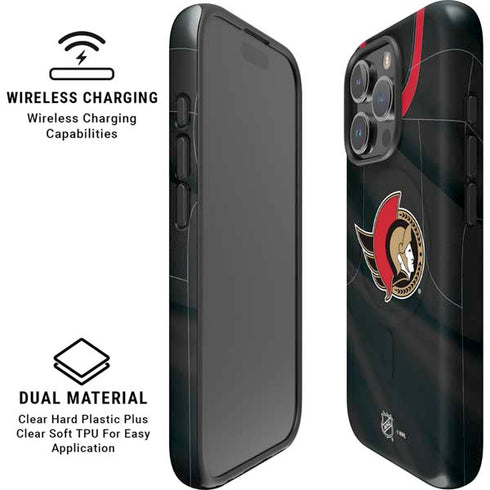 NHL Ottawa Senators Home Jersey iPhone 16 Pro Magsafe Impact Case
