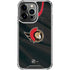 NHL Ottawa Senators Home Jersey iPhone 16 Pro Max Clear Case