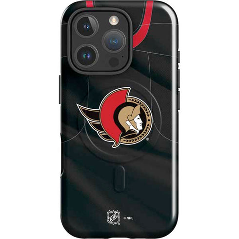 NHL Ottawa Senators Home Jersey iPhone 16 Pro Max Magsafe Impact Case