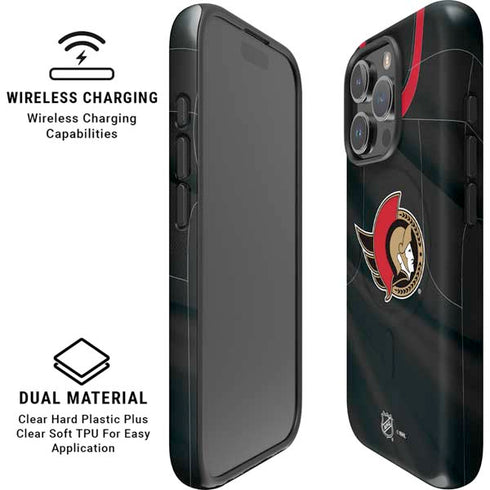 NHL Ottawa Senators Home Jersey iPhone 16 Pro Max Magsafe Impact Case