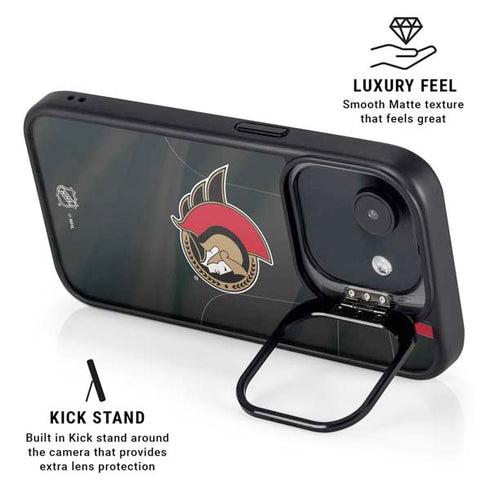NHL Ottawa Senators Home Jersey iPhone 16e Kickstand Case