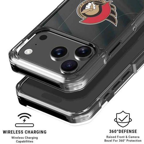 NHL Ottawa Senators Home Jersey iPhone 18 Pro Clear Case