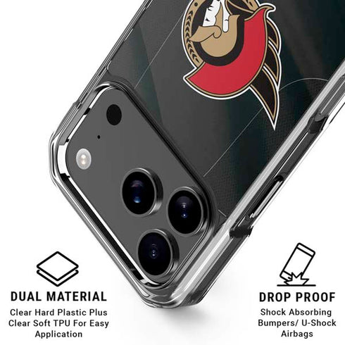 NHL Ottawa Senators Home Jersey iPhone 18 Pro Clear Case