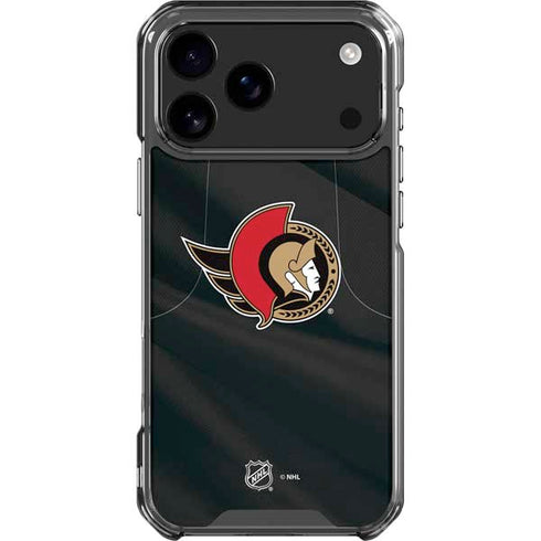 NHL Ottawa Senators Home Jersey iPhone 18 Pro Max Clear Case