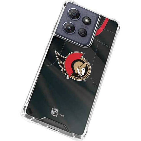 NHL Ottawa Senators Home Jersey Moto G Play 5G (2025) Clear Case