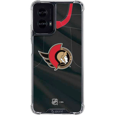 NHL Ottawa Senators Home Jersey Moto G Power 5G (2024) Clear Case