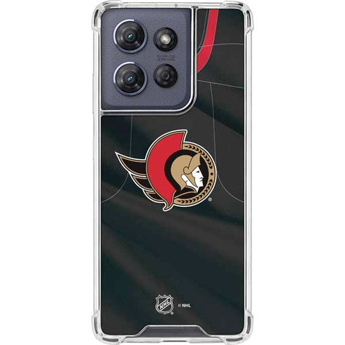 NHL Ottawa Senators Home Jersey Moto G Power 5G (2025) Clear Case