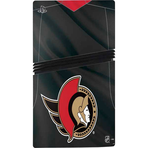 NHL Ottawa Senators Home Jersey PS5 Pro Console Skin
