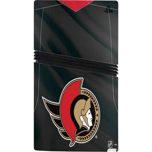 NHL Ottawa Senators Home Jersey PS5 Pro Console Skin