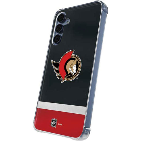 NHL Ottawa Senators Jersey Galaxy A35 5G Clear Case