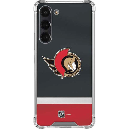 NHL Ottawa Senators Jersey Galaxy S24 FE Clear Case