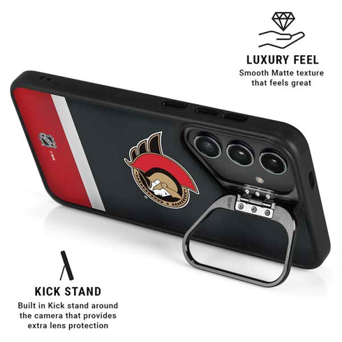 NHL Ottawa Senators Jersey Galaxy S24 FE Kickstand Case
