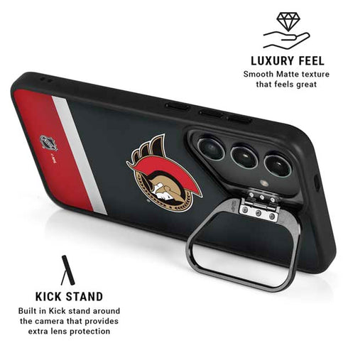 NHL Ottawa Senators Jersey Galaxy S24 Plus Kickstand Case