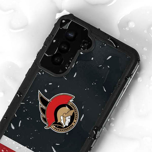 NHL Ottawa Senators Jersey Galaxy S24 Plus Waterproof Case