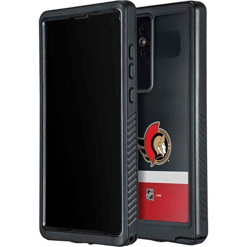 NHL Ottawa Senators Jersey Galaxy S24 Ultra Waterproof Case