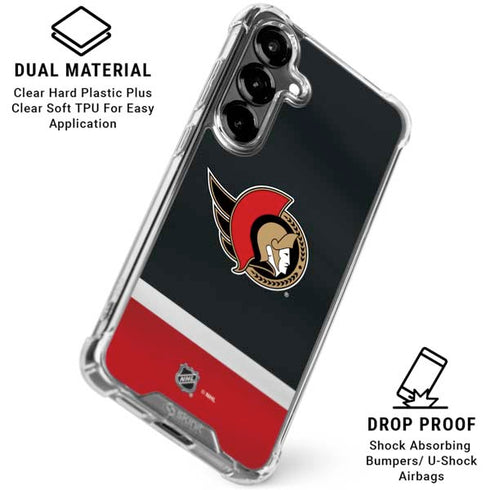 NHL Ottawa Senators Jersey Galaxy S26 Clear Case