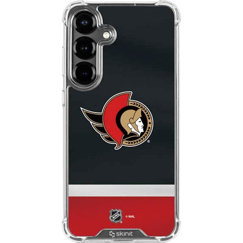 NHL Ottawa Senators Jersey Galaxy S26 Plus Clear Case
