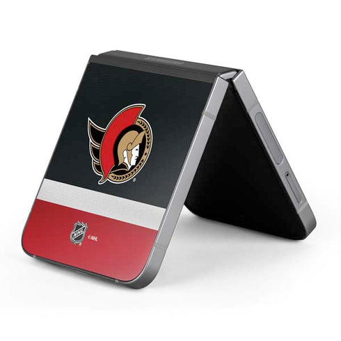 NHL Ottawa Senators Jersey Galaxy Z Flip6 Skin