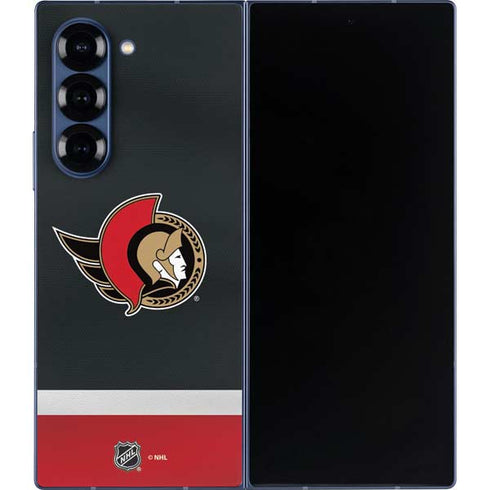 NHL Ottawa Senators Jersey Galaxy Z Fold6 Skin