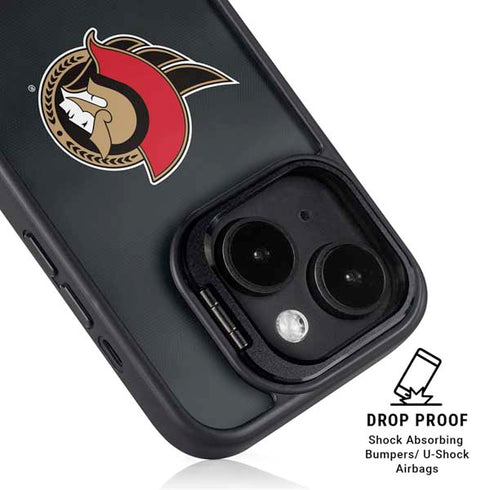NHL Ottawa Senators Jersey iPhone 15 Plus Kickstand Case