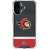 NHL Ottawa Senators Jersey iPhone 16 Clear Case
