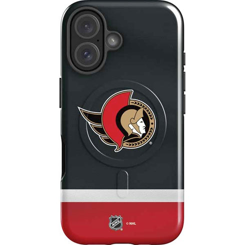 NHL Ottawa Senators Jersey iPhone 16 Magsafe Impact Case