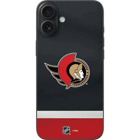 NHL Ottawa Senators Jersey iPhone 16 Plus Skin
