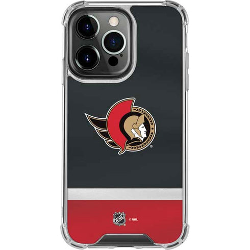 NHL Ottawa Senators Jersey iPhone 16 Pro Max Clear Case