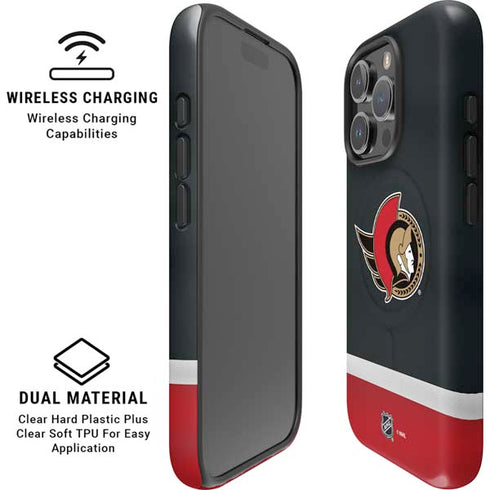NHL Ottawa Senators Jersey iPhone 16 Pro Max Magsafe Impact Case