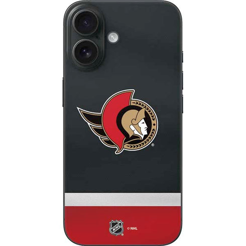 NHL Ottawa Senators Jersey iPhone 16 Skin