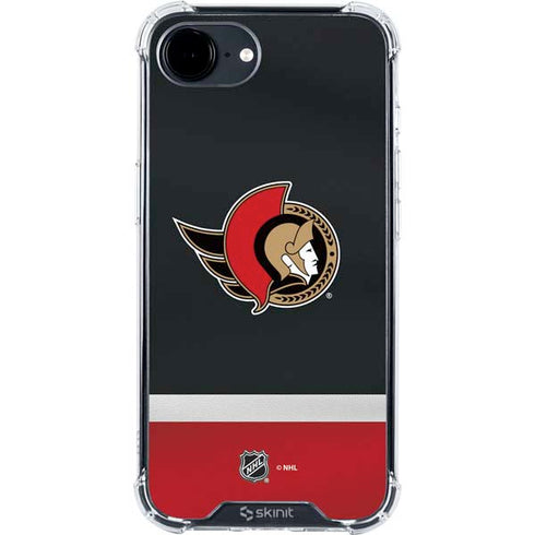NHL Ottawa Senators Jersey iPhone 16e Clear Case