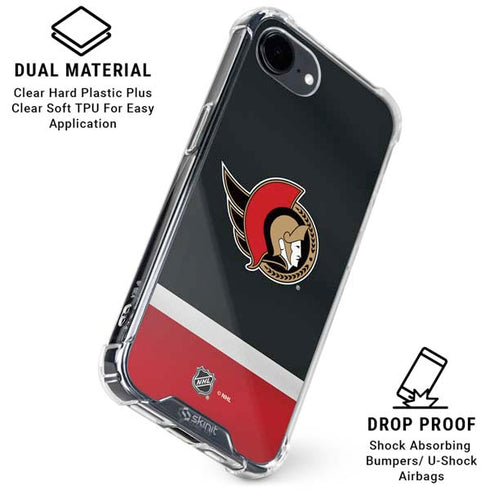 NHL Ottawa Senators Jersey iPhone 16e Clear Case