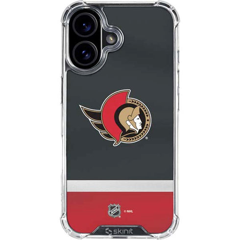 NHL Ottawa Senators Jersey iPhone 17 Clear Case